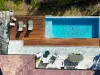 Piscine vue montagne Saint-Ismier